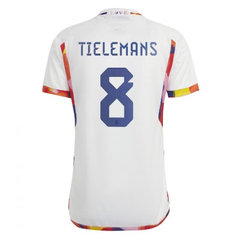 Fotballdrakt Herre Belgia Youri Tielemans #8 Bortedrakt VM 2022 Kortermet